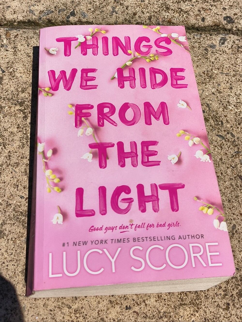Things We Hide From The Light by Lucy Score - Pink Paperback